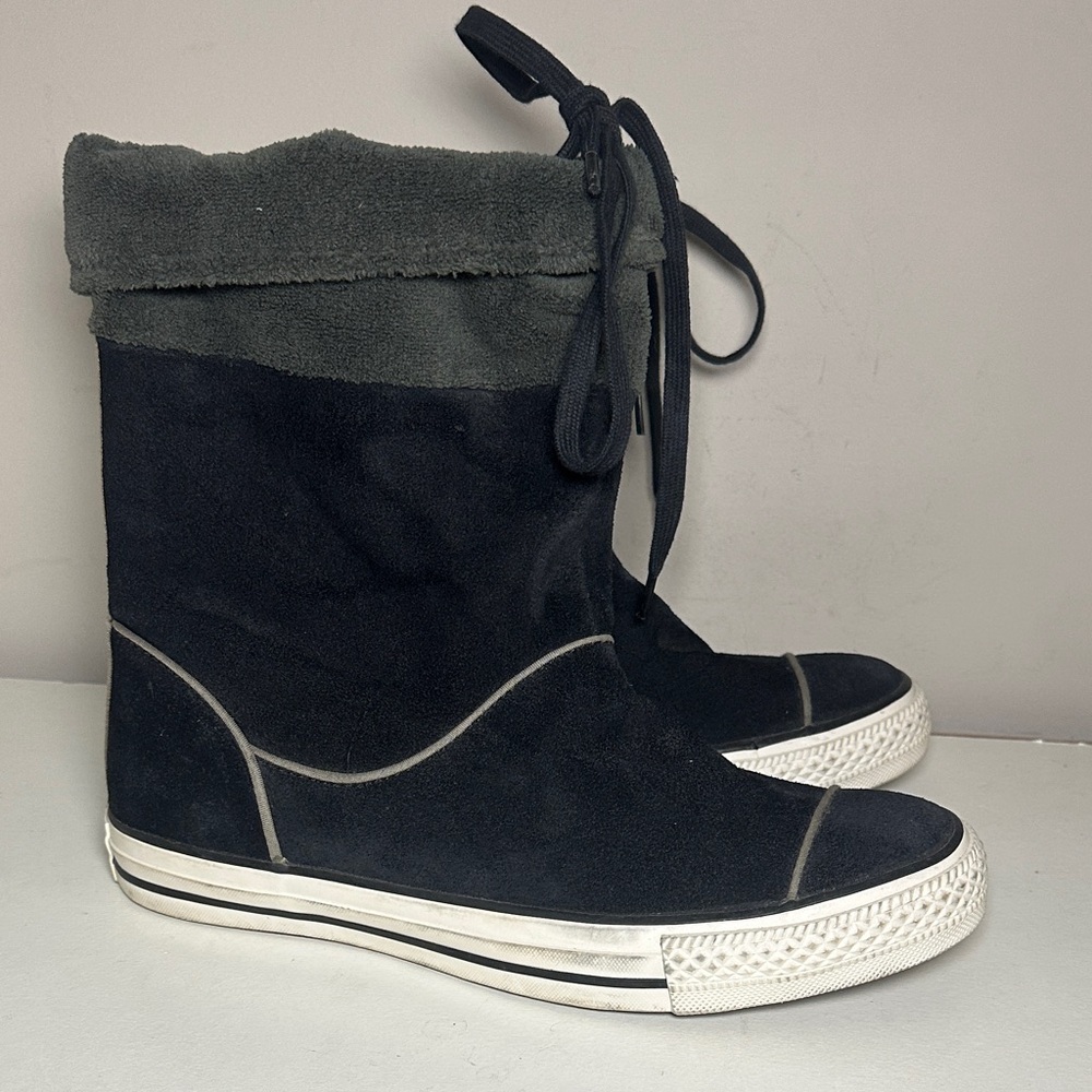 Converse Black Suede leather Women's Boots